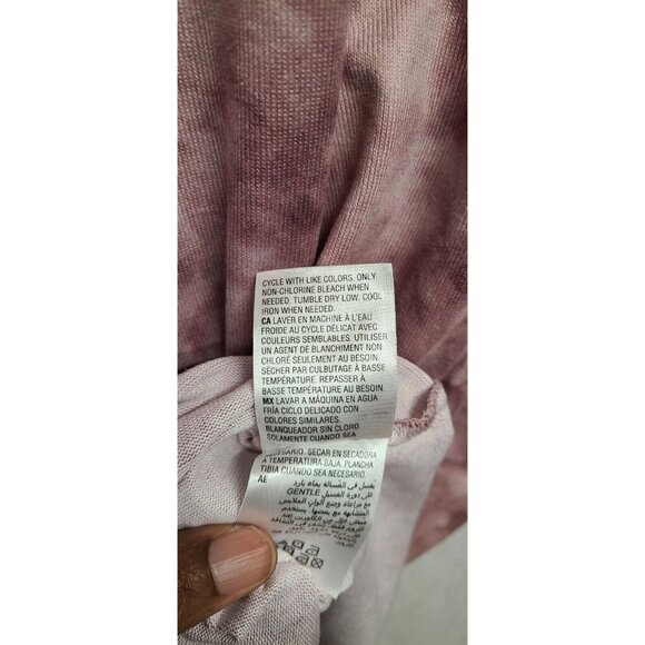 Jenni Intimates Sleepshirt Womens XS V Neck Tie Dye Nightgown Long Sleeve - Picture 7 of 7